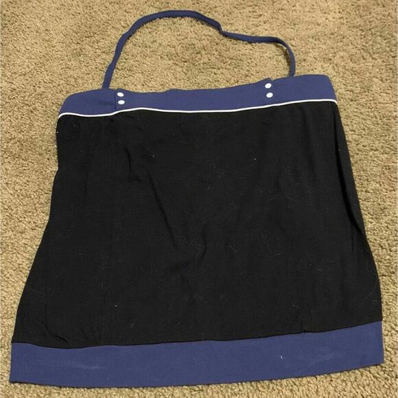 Diesel Halter Top Black & Blue Womens Size XS - Picture 1 of 5